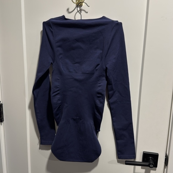 Yitty Fabletics Nearly Naked Shapewear Long Sleeve Bodysuit, Wild Nights M/L NWT - Picture 7 of 10